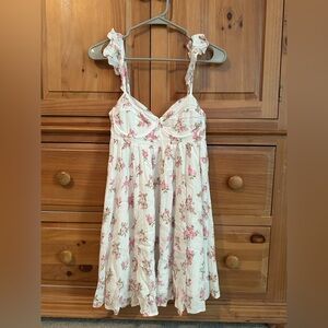 Sky to Moon boutique sun dress, pink floral